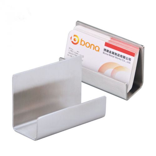 5PCS Stainless steel business card display Holder Name card stand MA1 General