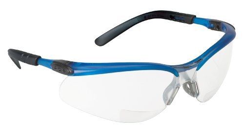 3M BX Reader Protective Eyewear, 11475-00000-20 I/O Mirror Lens, Blue Frame,