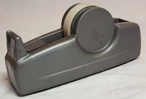 VINTAGE LARGE METAL HEAVY DUTY SCOTCH TAPE DISPENSER VERY NICE CONDITION !!