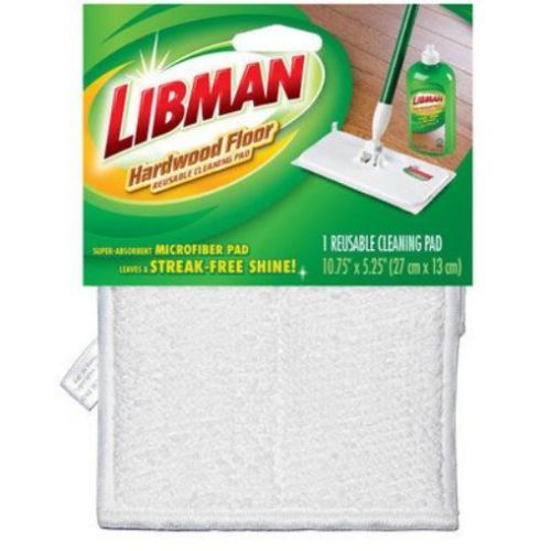 Libman 2050012 Reusable Wet &amp; Dry Microfiber Hardwood Floor Cleaning Pad