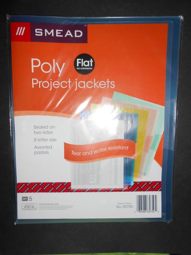 Smead, Poly Project Jackets, Flat,