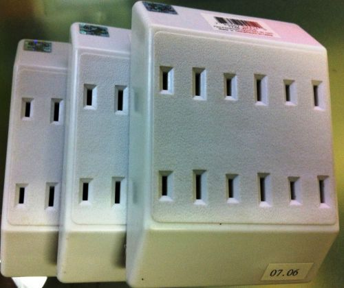 (3) P&amp;S Pass and Seymour 6 Outlet 2 Wire Tap Adapter Plug White *DEAL OF MONTH!*