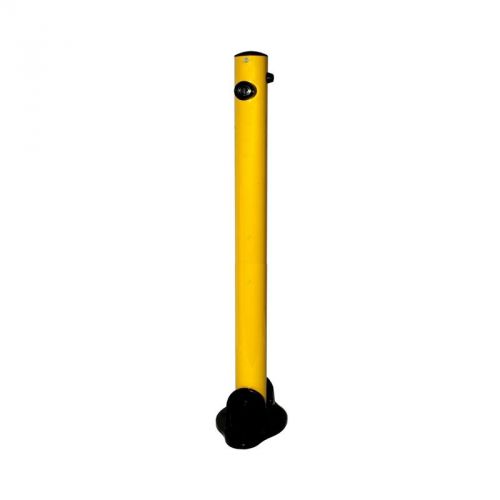 Aleko safety parking bollard steel yellow folding 2.5 in diametr 36 in height for sale