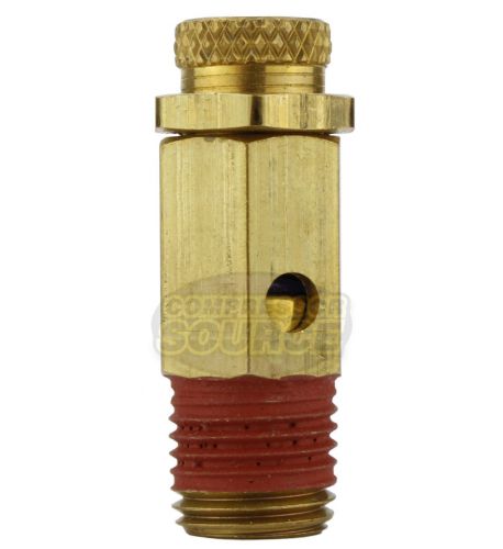 50 - 100 psi 1/4&#034; mnpt air compressor pressure adjustable relief pop off valve for sale