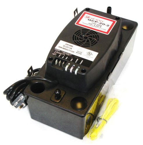 Qe split/ductless auto condensate pump 208/230v 60hz. 20&#039; lift (new) for sale