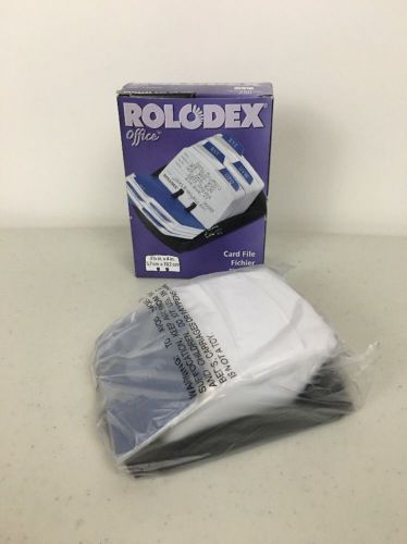 New Rolodex Office 2.5&#034; X 4&#034; Card File Hooder 250 Count