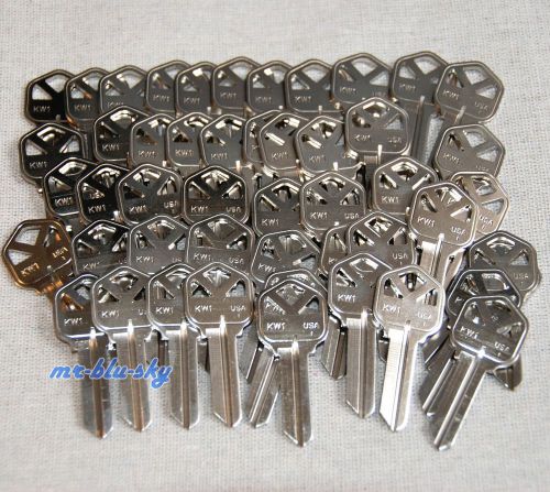 Locksmith - lot 50 uncut nickel ilco kw1,  kwikset 1176  key blanks for sale