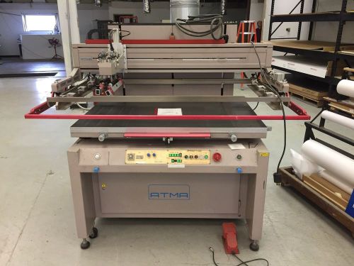 Atma AT-120 Screen Printing Press And Atma AT-S150A Squeegee Sharpener