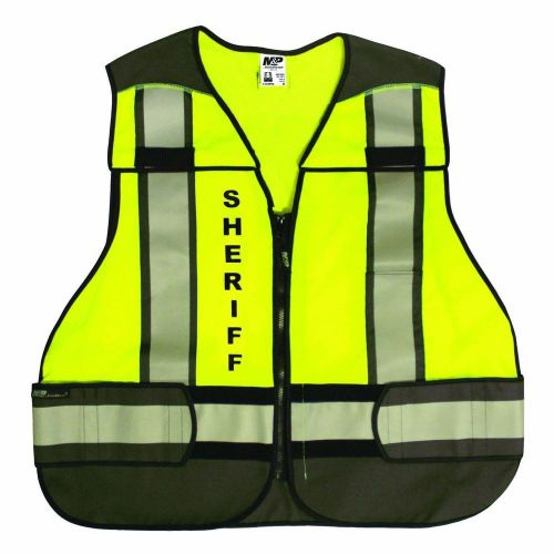 Smith &amp; Wesson Sheriff Reflective Ripstop Mesh Safety Work Vest SVMP044-2X/4X