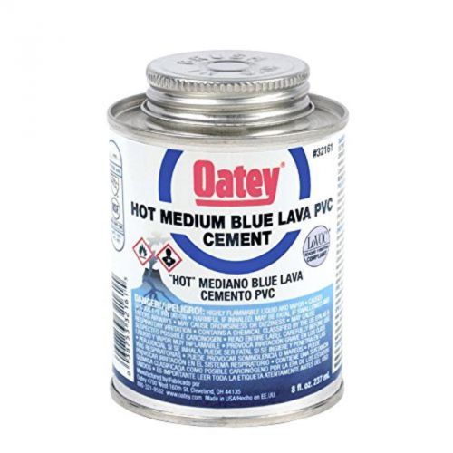 8-ounce lava hot pvc solvent cement, blue oatey cements 32161 038753321615 for sale