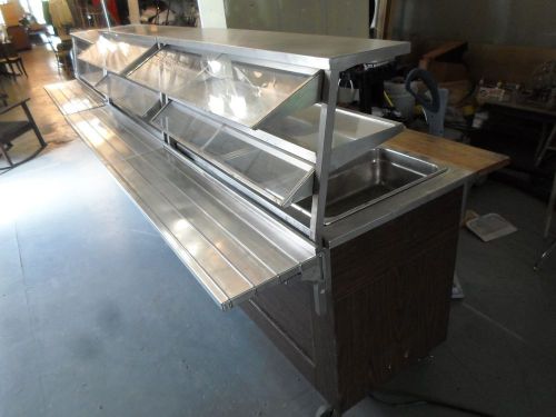 Lot of 3 Vollrath Mobile Servicing Cafeteria Serving Counter Catering Cart