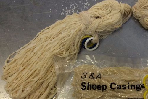 Natural sausage casings Sheep Casings 22/24mm stuffs +/-58Lbs FREE SHIPPING