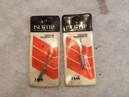 ISO TIP Cordless Soldering Tip 7546 (Lot of 2)