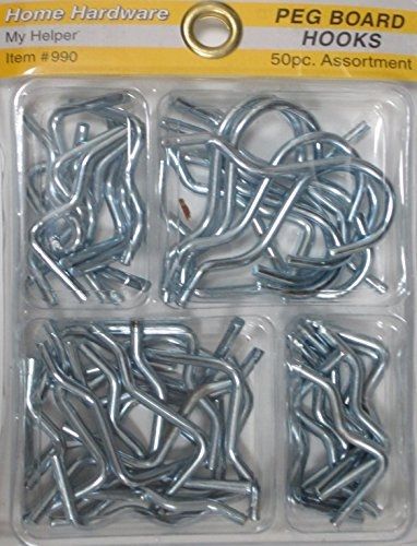 Supply Guru Small Assortment Kits - Most Frequent Repair Needs (50 pc. Peg Board