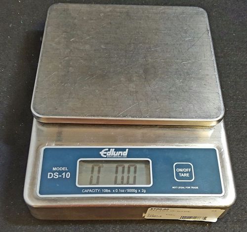 EDLUND DS-10 ELECTRONIC PORTIONING SCALE SERIES