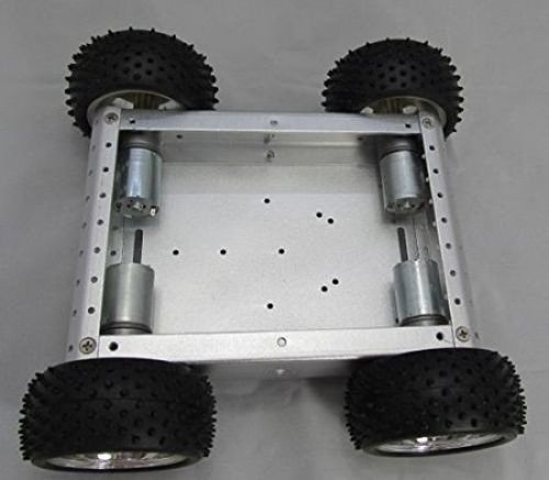 UniHobby 4WD Robot Smart Car Chassis Kit Maximum Load 15KG Full Aluminum Alloy f
