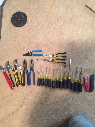Klein Great Condition Tool Lot Of 23