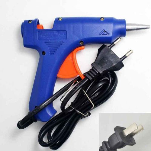 Us plug 20w mini electric heating hot melt glue gun w/50 free gluesticks for sale