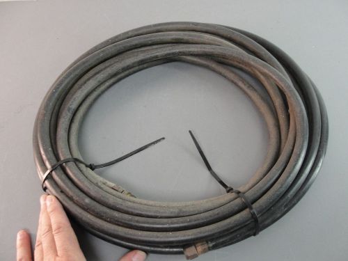 Eastman black hydraulic hose  male female 1/4&#034; id 1/2&#034; brass fitting 36 ft usa for sale