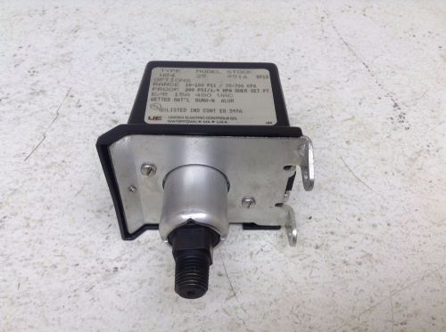 United electric controls h54 25 9516 pressure switch 10-100 psi 480 vac h5425 for sale