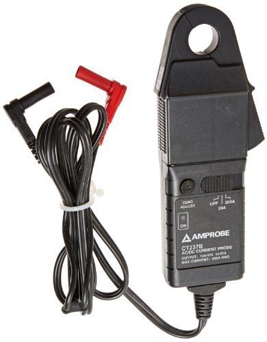 Amprobe CT237B AC/DC Current Clamp Adapter, 0.5 to 200A Current Range, mV