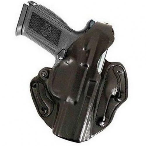 DeSantis 001BBX7Z0 Thumb Break Belt Holster Black Leather LH for S&amp;W M&amp;P Shield