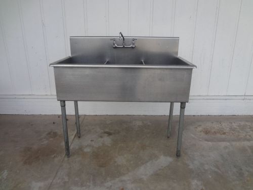 3 compartment stainless sink #1753 for sale