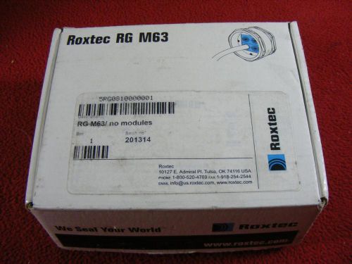NEW Roxtec RG M63 Cable Entry Seal Kit No Modules