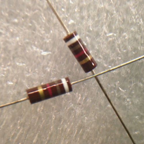 9.1 kohm, 1/2 w, 5%,  Carbon Composite Resistor, 10 pcs
