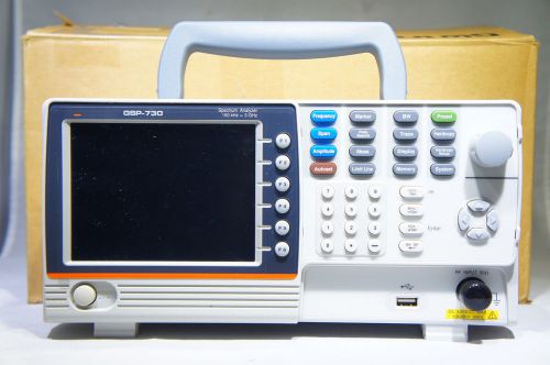 Gw instek gsp-730 spectrum analyzer 150khz-3ghz frequency range excellent for sale