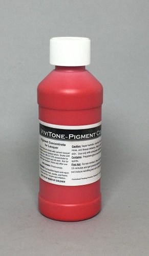 Vivitone red pigment tint for lacquer - 8 oz for sale