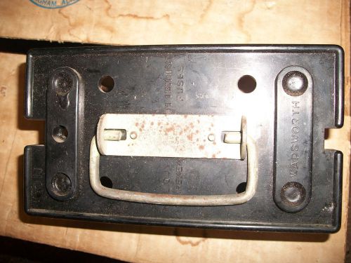 WADSWORTH 100 AMP FUSE PULLOUT VINTAGE