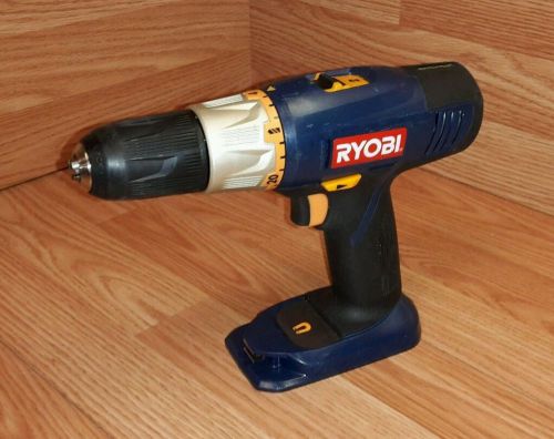 Ryobi (P204) 18.0V One+ 1/2 in. (13mm) Cordless Drill Driver (Bare Tool Only)