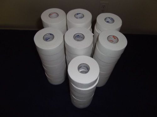 WHITE MEDICAL TAPE   48 rolls   1&#034;x10yds.     * COSMETIC SECONDS *