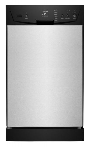 Energy Star 18&#034; Built-In Dishwasher, Stainless Steel Built-in 8 Place Setting