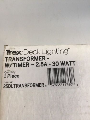 Trex Deck Lighting Transformer W/Timer 25DLTRANSFORMER BNIB