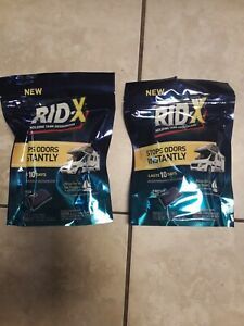 2 Packs Rid-X Holding Tank Biodegradable Deodorizer 8 Pods Each RV Boat Toilets