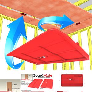 BoardMate - Drywall Fitting Tool, Supports The Board in Place While Installing