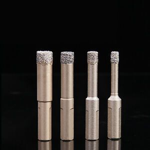 6mm-12mm Brazed Dry Diamond Drill Bits For Porcelain Tile Glass Ceramics Marble