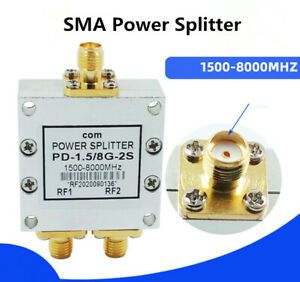 PD-1.5/8G-2S 1:2 1500-8000MHZ SMA Microstrip Power 1.5-8G RF Power Splitter