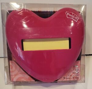 *NEW*   Post-it Pop Up Heart Note Dispenser Pink Post Its Included.