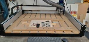 Shapeoko 3 XXL CNC router, PC, cutters, spare parts, steel belt kit installed