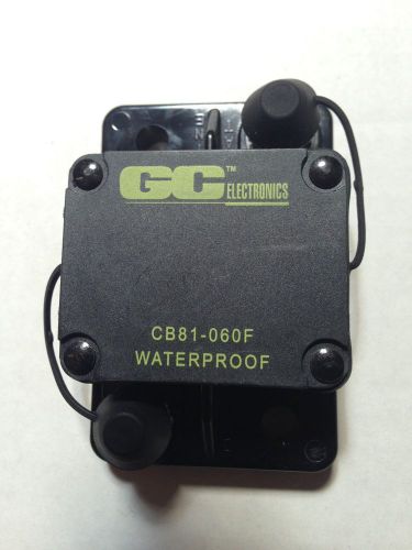 GC Electronics DC Circuit Breaker 60 Amp 181060F Auto Switch CB81-060F/ 76405