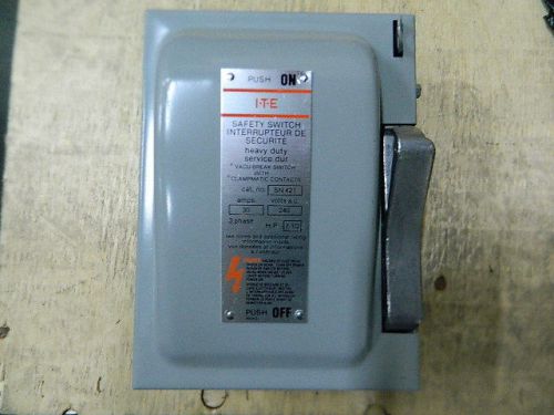 NEW SIEMENS ITE SN 421 SN421 INTERUPTIBLE ELECTRIC SWITCH 30 AMPS 240 VOLTS