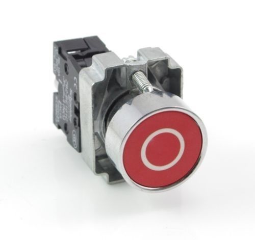 1 N/C XB2BA4322C Momentary Red Flush Pushbutton Replaces Telemecanique