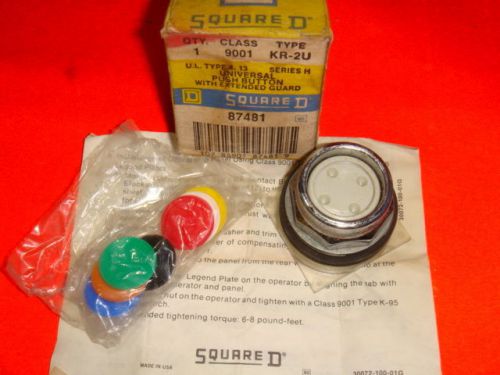 Square d push button operator w/ universal colors 9001 kr-2u, new in box for sale
