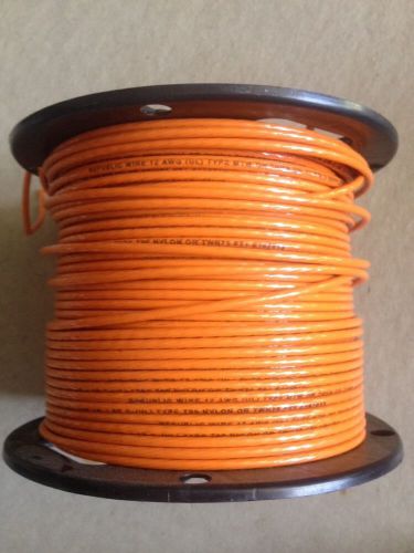 Thhn/thwn 450 feet #12 awg stranded copper wire - orange for sale