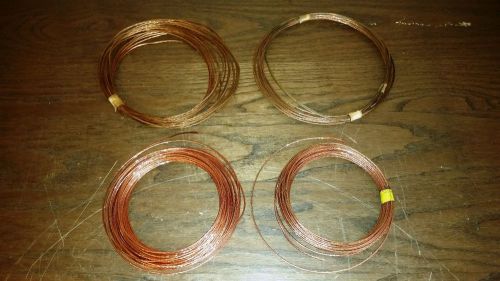 Stranded Bare Copper Wire Maybe 75&#039; ? of 12 or 14 AWG ? gauge Jewelry scrap gage