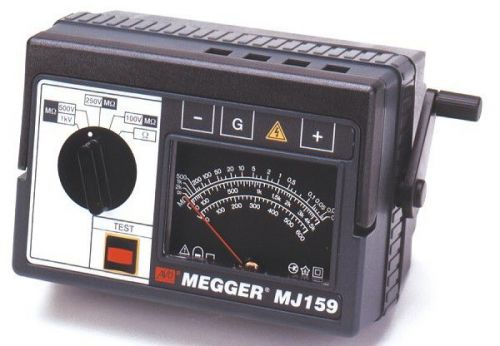 Megger 212359, hand-crank/line analog major megger insulation tester for sale