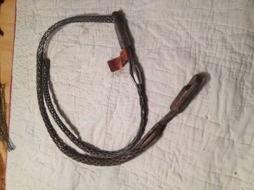 Kellems cable fiber pulling sock grip finger wire eye 40 inch and a 30 inch for sale
